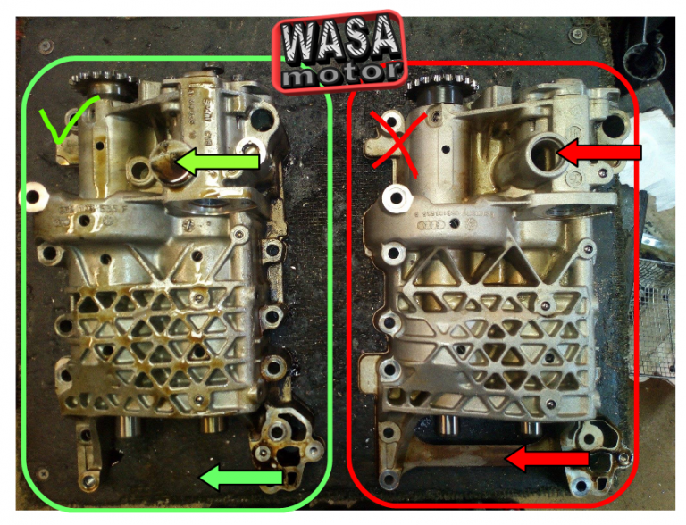Oil pressure regulating valve Wasa Motor HB
